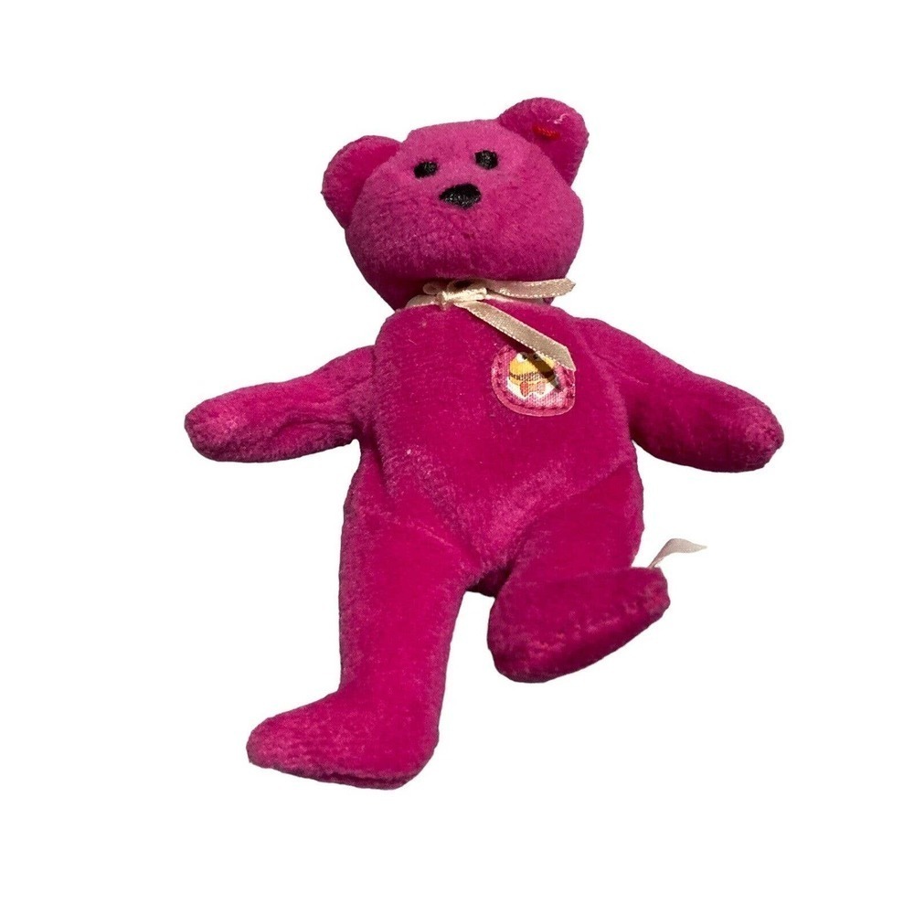 Ty Beanie Babies Happy Meal Grimace~Hamburglar Bear McDonald's 2004